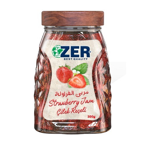 مربى زير زجاجي فراوله 380غم*12