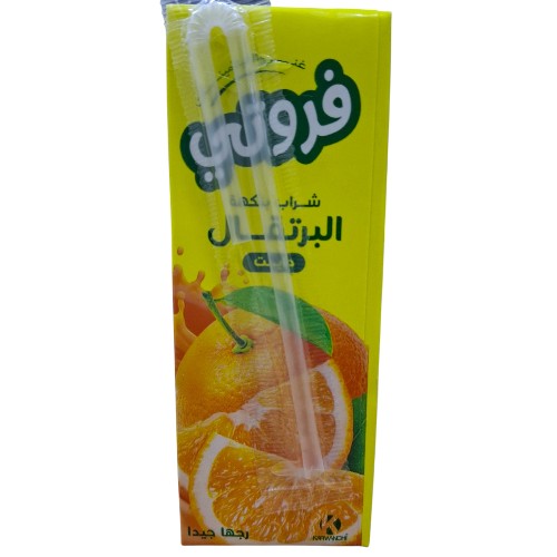 عصير باكيت فروتي برتقال *36