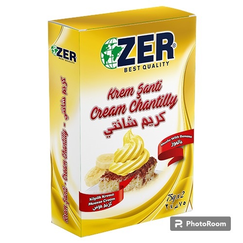 كريم شانتيه زير موز 150غم *12 باكيت