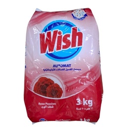 مسحوق الغسيل اليدوي wish احمر 3كغم*4