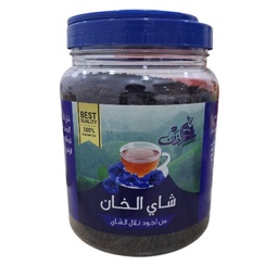 شاي الخان دبه بالورد الازرق 500غم *16